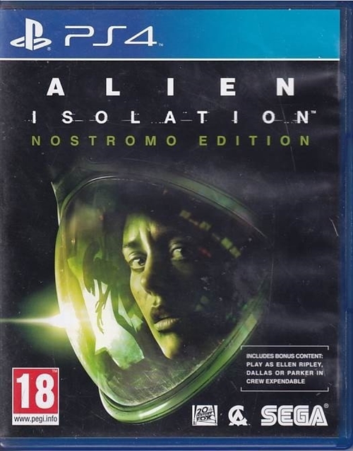 Alien Isolation - Nostromo Edition - PS4 (B Grade) (Genbrug)